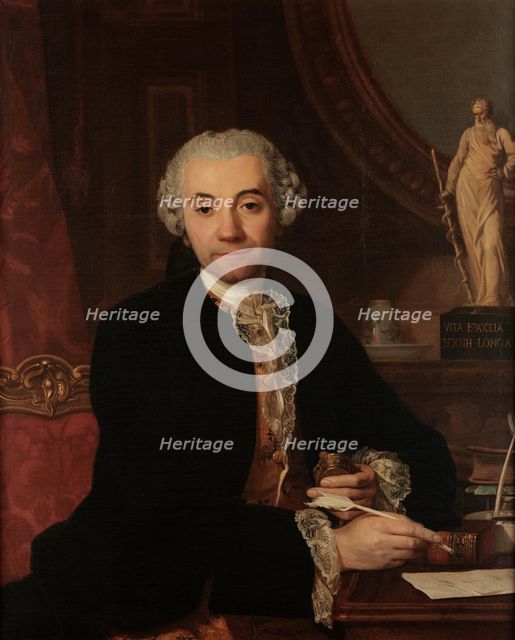 Portrait of Flaminio Torregiani (1729-1792). Creator: Ferrari, Pietro Melchiorre (1735-1787).