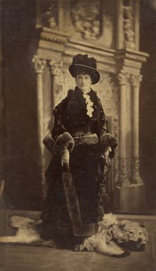 Portrait of Flora Livingston, 1884. Creator: Jose Maria Mora