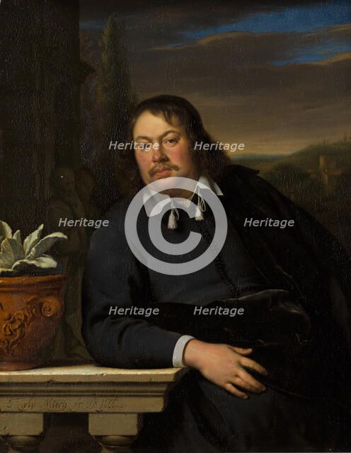 Portrait of Florentius Schuyl (1619-1669). Creator: Frans van Mieris I.