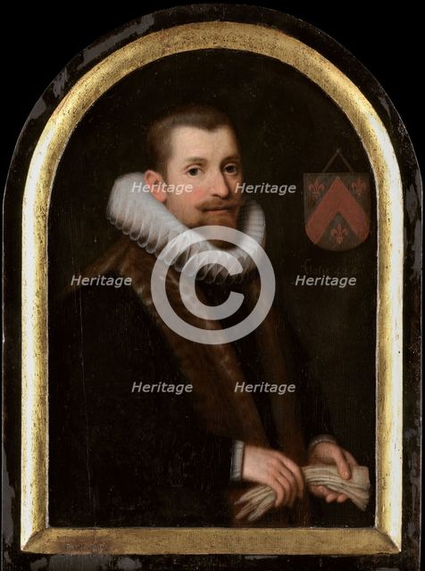 Portrait of Floris Gerritsz van Schoterbosch (c.1562-1618), c.1620. Creator: Jan Verspronck.