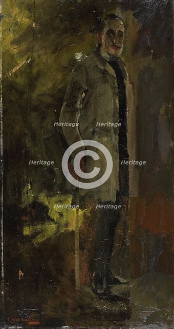Portrait of Floris Verster, c.1880-c.1923. Creator: George Hendrik Breitner.