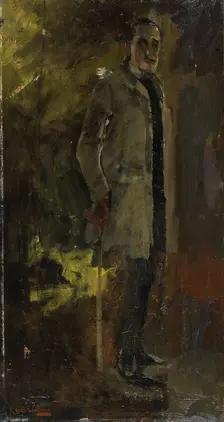 Portrait of Floris Verster, c.1880-c.1923. Creator: George Hendrik Breitner