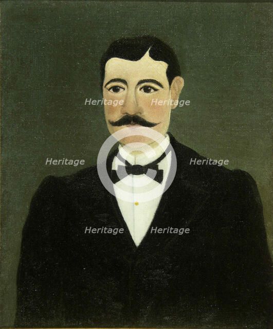 Portrait of Frumence Biche in Civilian Clothers, ca 1891. Creator: Rousseau, Henri Julien Félix (1844-1910).