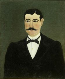 Portrait of Frumence Biche in Civilian Clothers, ca 1891. Creator: Rousseau, Henri Julien Félix (1844-1910)