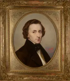 Portrait of Fryderyk Chopin (1810-1849), 1858. Creator: Stanislas Stattler