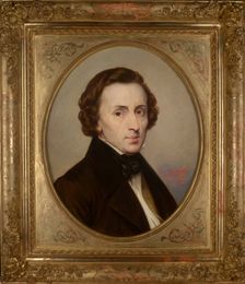 Portrait of Fryderyk Chopin (1810-1849), 1858. Creator: Stanislas Stattler