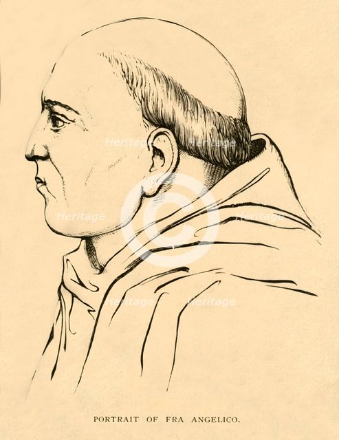 'Portrait of Fra Angelico', 1881. Creator: Unknown.