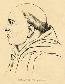 Portrait of Fra Angelico 1881. Creator: Unknown