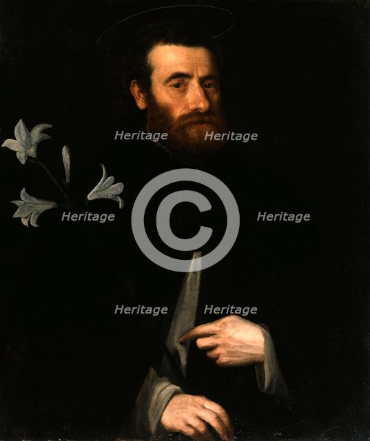 Portrait of Fra Lorenzo da Bergamo, 1542. Creator: Lorenzo Lotto.