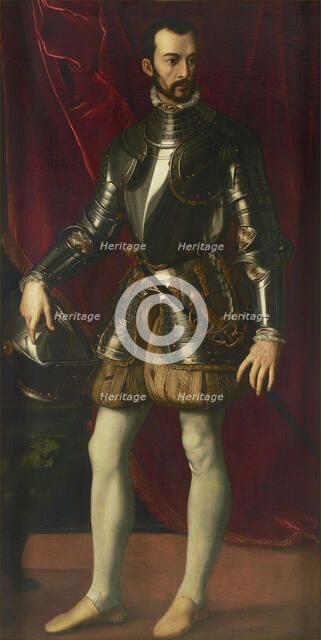 Portrait of Francesco I de' Medici (1541-1587), Grand Duke of Tuscany, 1570-1575. Creator: Allori, Alessandro (1535-1607).