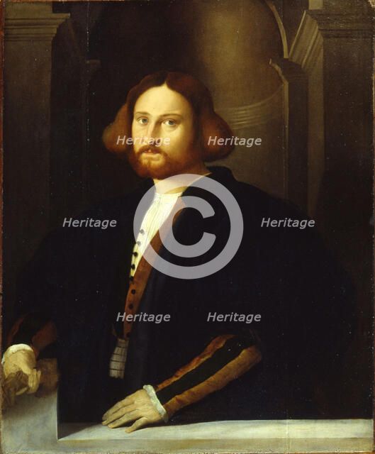 Portrait of Francesco Querini, 1527-1528. Creator: Palma il Vecchio, Jacopo, the elder (1480-1528).