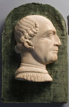 Portrait of Francesco Sforza (frame), 1450-1499. Creator: Unknown
