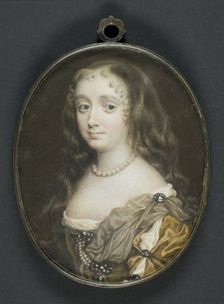 Portrait of Frances Theresa, Duchess of Richmond (1648-1702), c.1675. Creator: Richard Gibson