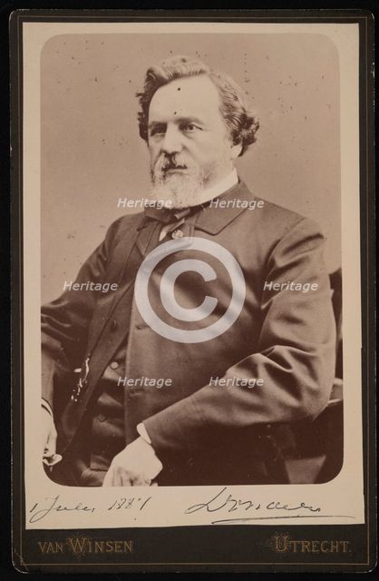 Portrait of Franciscus Cornelius Donders (1818-1889), July 1, 1884. Creator: JJA Van Winsen.