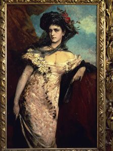 Portrait of Francisca Charlemont 1878 by Hans Makart