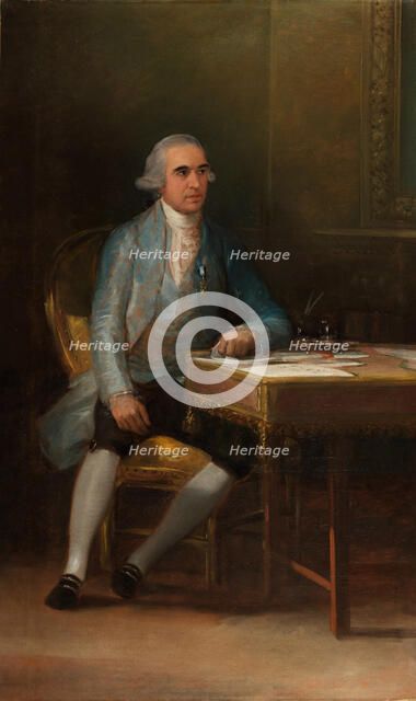 Portrait of Francisco de Saavedra, 1798. Creator: Goya, Francisco, de (1746-1828).