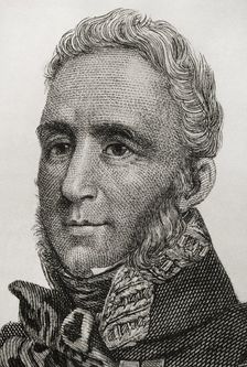 Portrait of Francisco Espoz y Mina (1781-1836), Spanish military, 1845. Creator: Jose Gomez