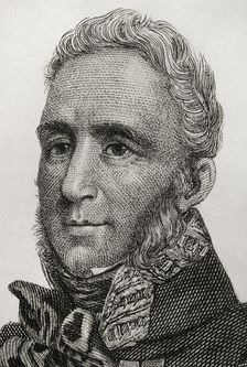 Portrait of Francisco Espoz y Mina (1781-1836), Spanish military, 1845. Creator: Jose Gomez