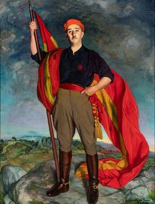 Portrait of Francisco Franco, 1941. Creator: Zuloaga y Zabaleto, Ignacio (1870-1945)