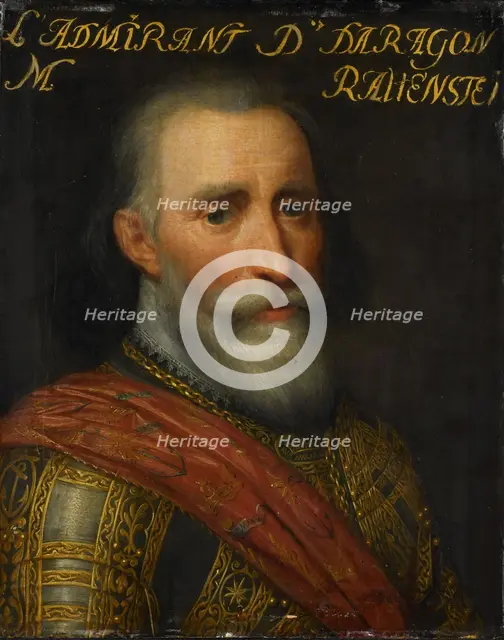 Portrait of Francisco Hurtado de Mendoza (1546-1623), c.1609-c.1633. Creator: Workshop of Jan Antonisz van Ravesteyn.