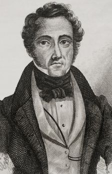 Portrait of Francisco Javier de Istúriz Montero (1790-1871), Spanish politician and diplomat, 1845. Creator: Jose Gomez
