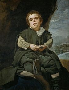 Portrait of Francisco Lezcano, between c1635 and c1645. Creator: Diego Velasquez