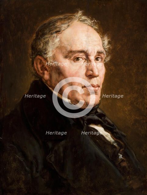 Portrait of Franciszek Matejko, Artist's Father, 1877. Creator: Jan Matejko.