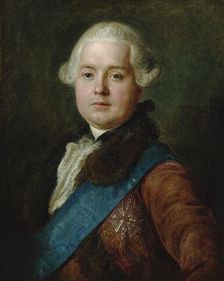 Portrait of Franciszek Michal Rzewuski (1730-1800), 1758. Creator: Rotari, Pietro Antonio (1707-1762)
