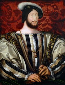 Portrait of Francis I (1494-1547), King of France, Duke of Brittany, Count of Provence, ca 1530. Artist: Clouet, Jean (c. 1485-1541)