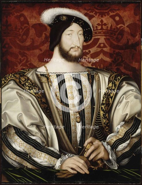 Portrait of Francis I (1494-1547), King of France, Duke of Brittany, Count of Provence, ca 1530.