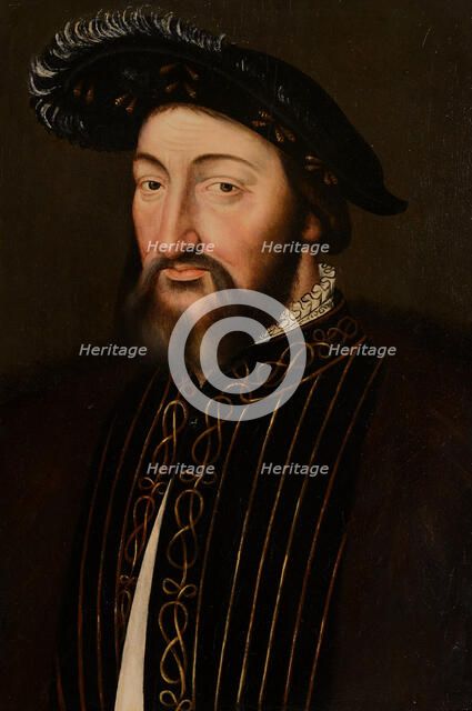 Portrait of Francis I (1494-1547), King of France, Duke of Brittany, Count of Provence. Creator: Anonymous.
