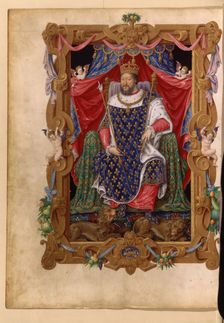 Portrait of Francis I (1494-1547), King of France, in his Coronation Robes, ca 1545