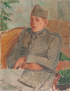 Portrait of Francis Poulenc, 16–07–1920. Creator: Jacques Emile Blanche