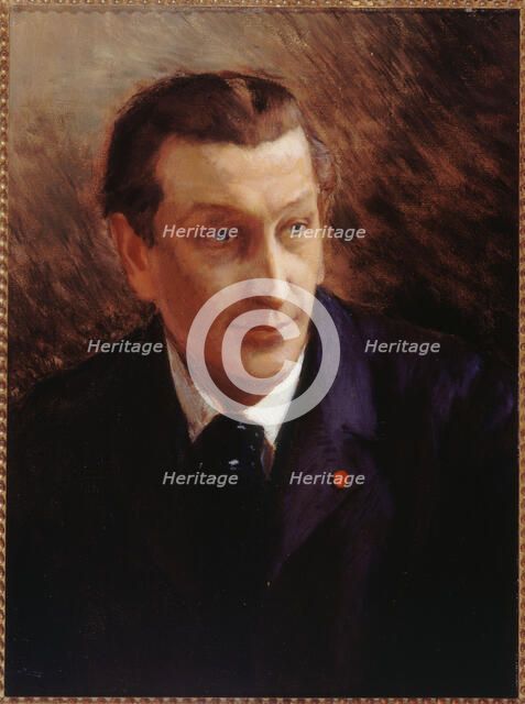 Portrait of Francois Coppee (1842-1908), playwright and poet, c1900. Creator: Georges Antoine Rochegrosse.