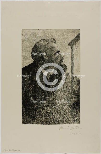 Portrait of François Claudius Ravachol, c. 1892-94. Creator: Charles Maurin.