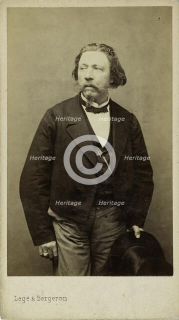 Portrait of François George-Hainl (1807-1873) . Creator: Carjat, Étienne (1828-1906).