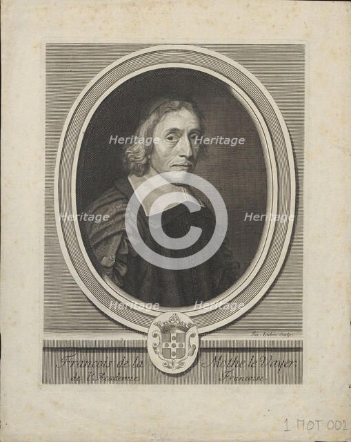 Portrait of François de La Mothe le Vayer (1588-1672), ca. 1695. Artist: Lubin, Jacques (1637-?)