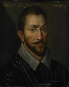 Portrait of François de la Noue (1531-91), Lord of Teligny, called Bras de Fer .., c.1609-c.1633. Creator: Anon