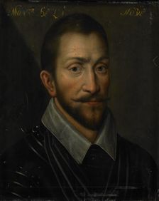 Portrait of François de la Noue (1531-91), Lord of Teligny, called Bras de Fer .., c.1609-c.1633. Creator: Anon