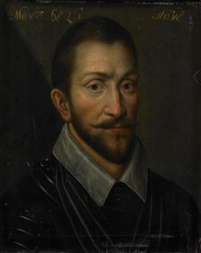 Portrait of François de la Noue (1531-91), Lord of Teligny, called Bras de Fer .., c.1609-c.1633. Creator: Anon