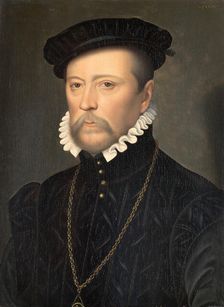Portrait of François de Scépeaux, 1566. Creator: Francois Clouet