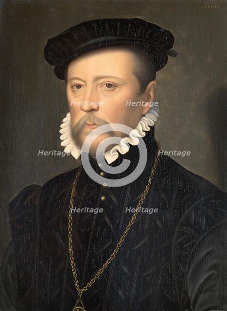 Portrait of François de Scépeaux, 1566. Creator: Francois Clouet.