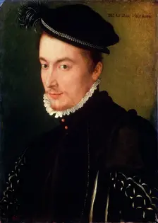 Portrait of Francois de Valois, Duke of Alencon late 1560s. Artist: French Master
