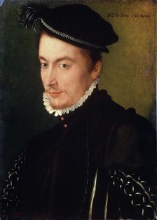 Portrait of Francois de Valois, Duke of Alencon late 1560s. Artist: French Master