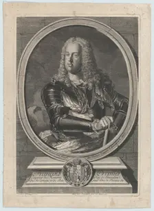 Portrait of François I, ca. 1745. Creator: Gilles Jacques Petit