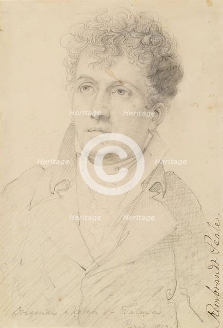 Portrait of Francois Joseph Talma, 1810. Creator: Rembrandt Peale.