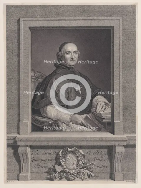 Portrait of François Le Bloy, 1760-92., 1760-92. Creator: Nicolas de Launay.