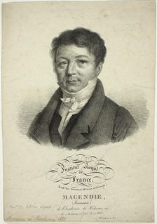 Portrait of François Magendie, c. 1822. Creator: Julien Leopold Boilly