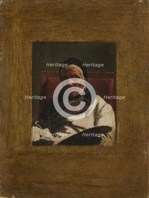 Portrait of François-Marius Granet (1775-1849), 1846. Creator: Cogniet, Léon (1794-1880).