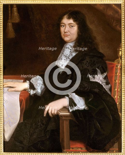 Portrait of François Michel Le Tellier, Marquis de Louvois (1641-1691), Second Half of the 17th cent Artist: Mignard, Pierre (1612-1695)